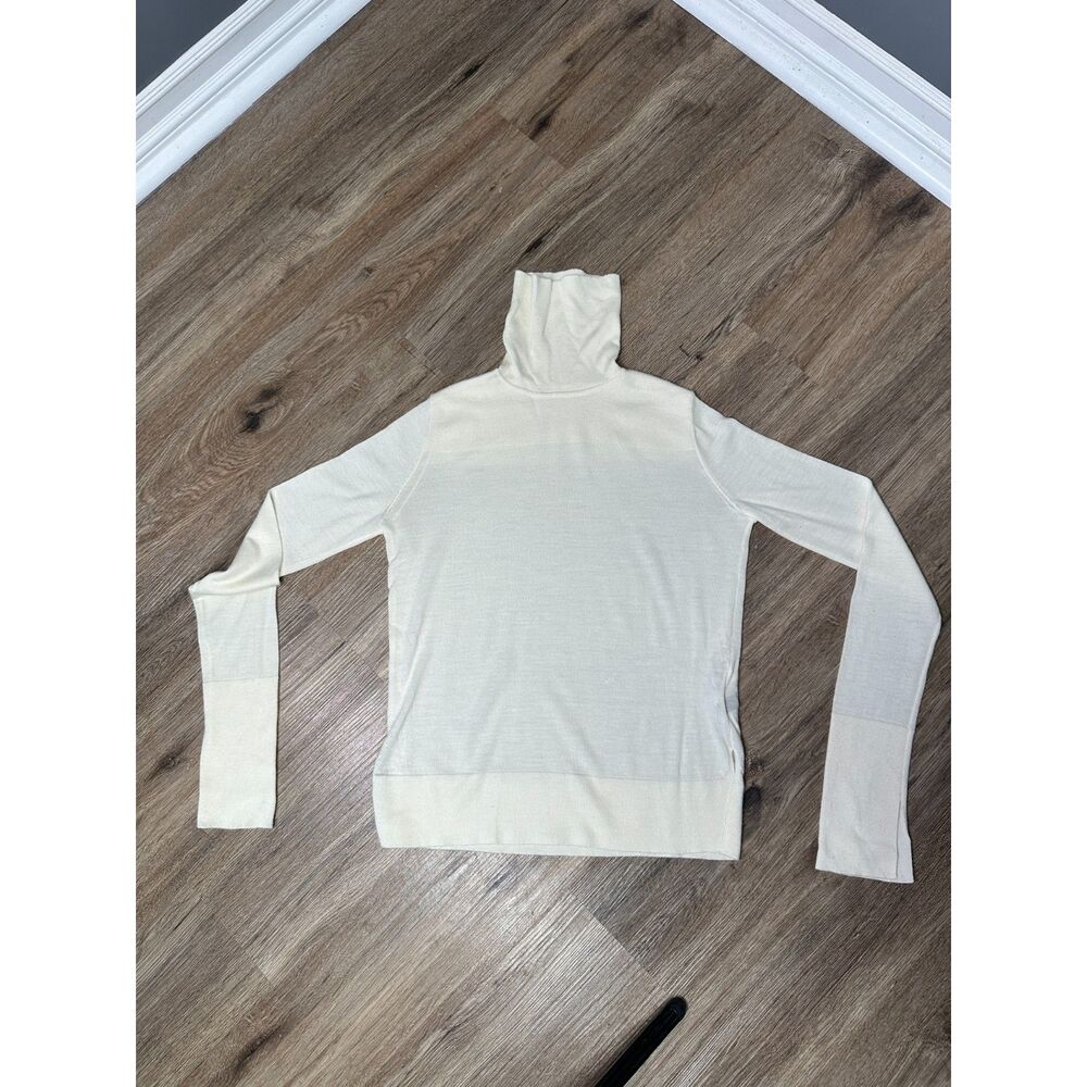 100% Wool Cream Turtleneck Sweater – Luxury Minimalist Wardrobe Essential
